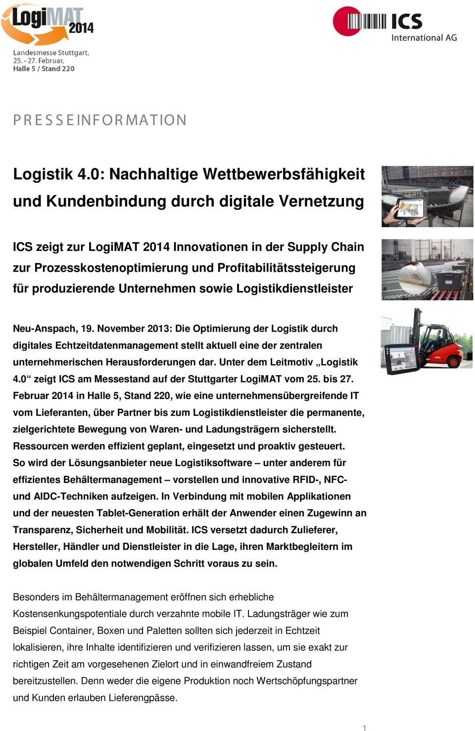 für produzierende Unternehmen sowie Logistikdienstleister Neu-Anspach, 19.