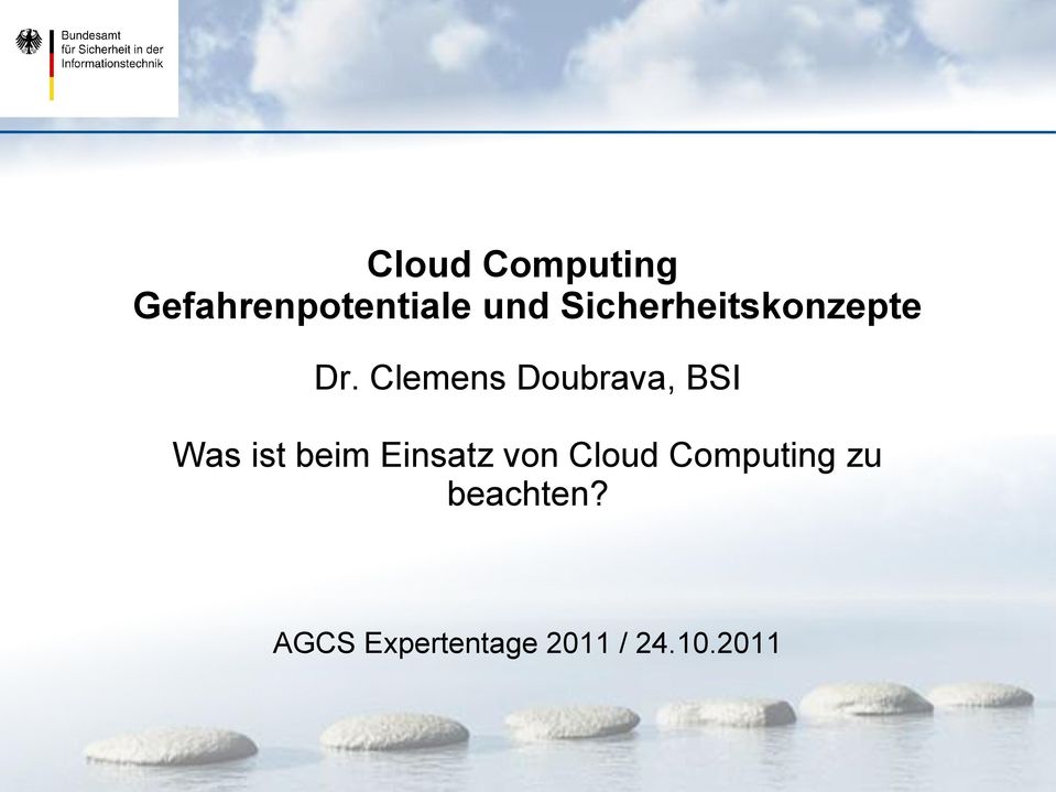 Einsatz von Cloud Computing zu