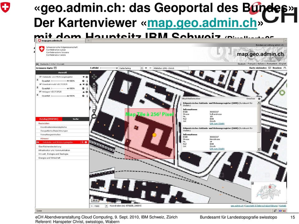 Der Kartenviewer «map.geo.admin.