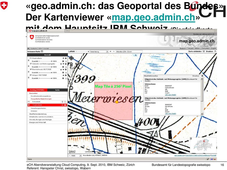 Der Kartenviewer «map.geo.admin.