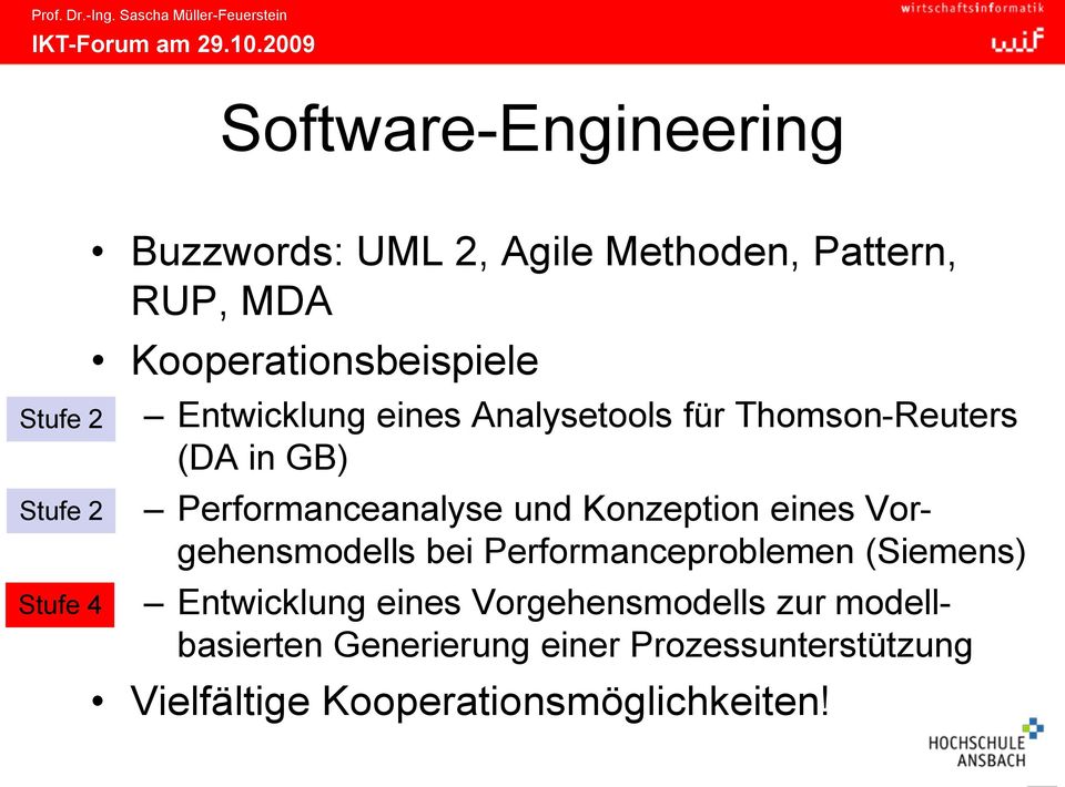 Performanceanalyse und Konzeption eines Vorgehensmodells bei Performanceproblemen (Siemens)