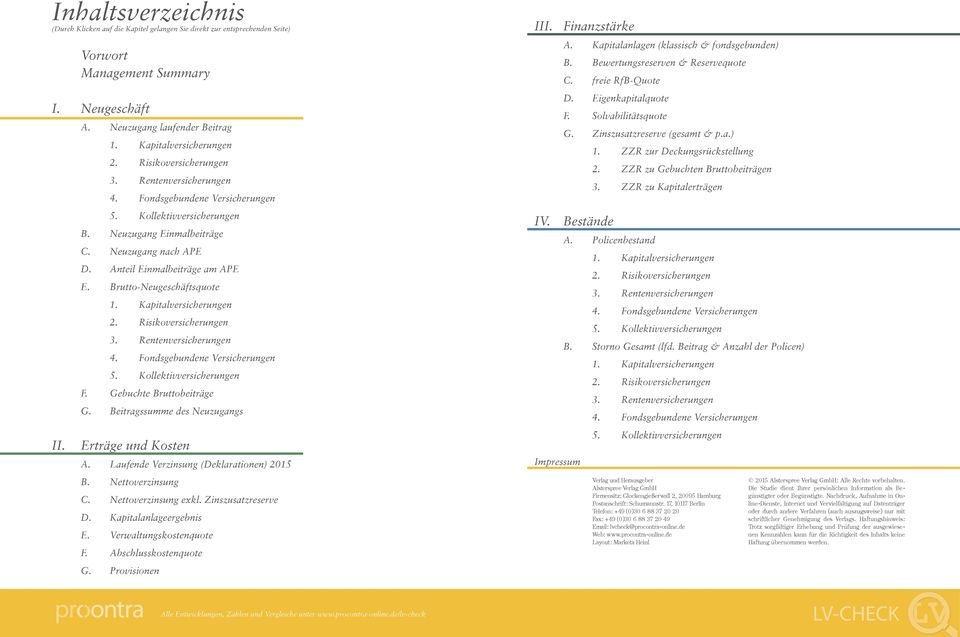 Anteil Einmalbeiträge am APE E. Brutto-Neugeschäftsquote 1. Kapitalversicherungen 2. Risikoversicherungen 3. Rentenversicherungen 4. Fondsgebundene Versicherungen 5. Kollektivversicherungen F.