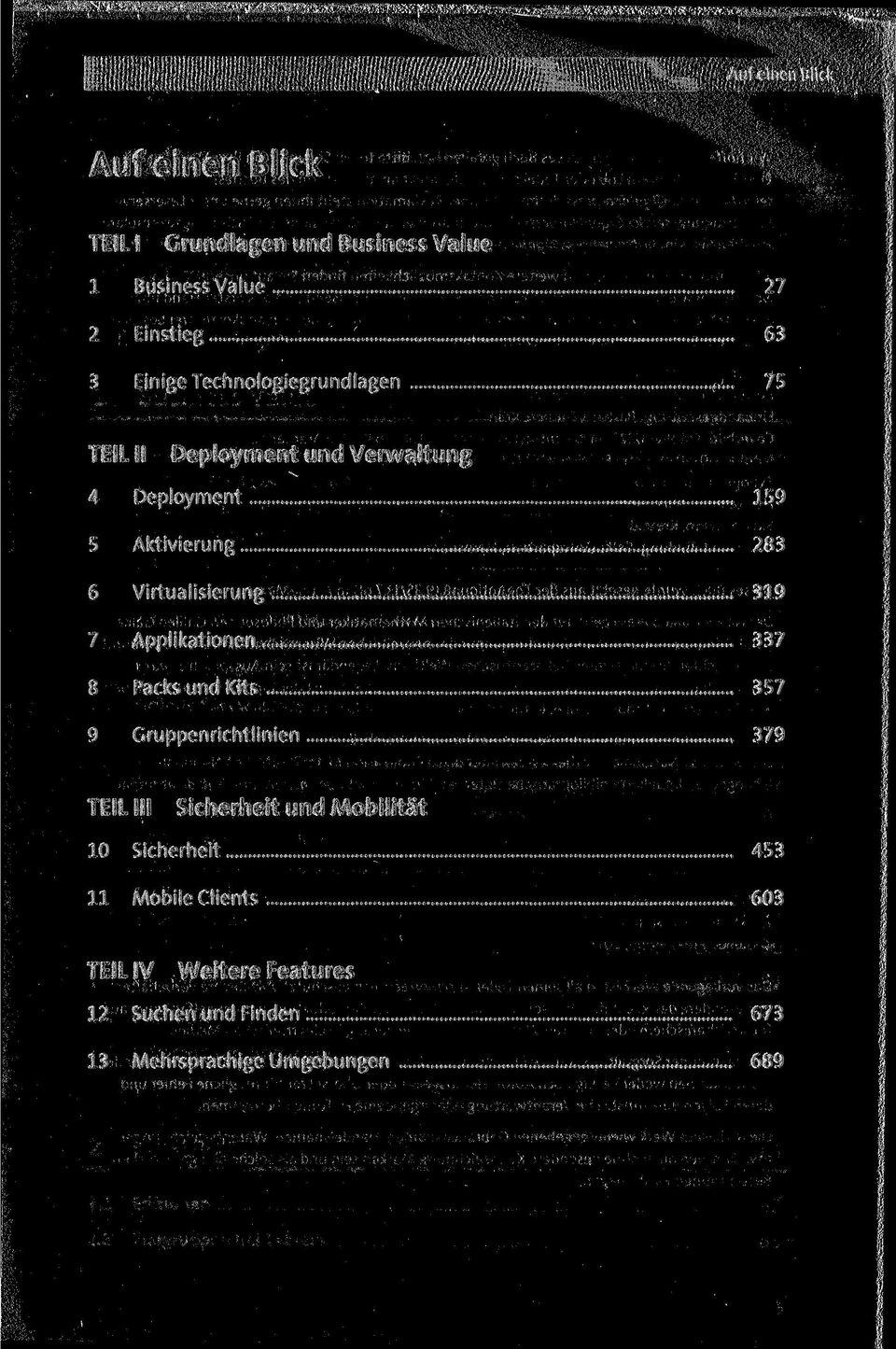 319 7 Applikationen 337 8 Packsund Kits 357 9 Gruppenrichtlinien 379 TEIL III Sicherheit und Mobilität 10