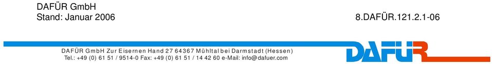 .2.1-06 DAFÜR GmbH Zur Eisernen Hand 27 64367