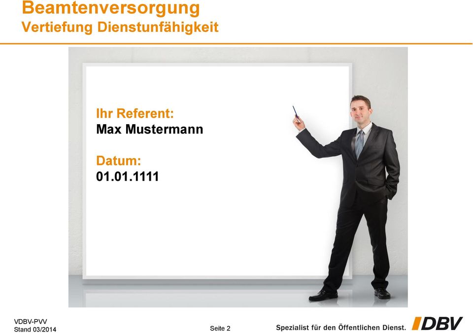 Referent: Max Mustermann
