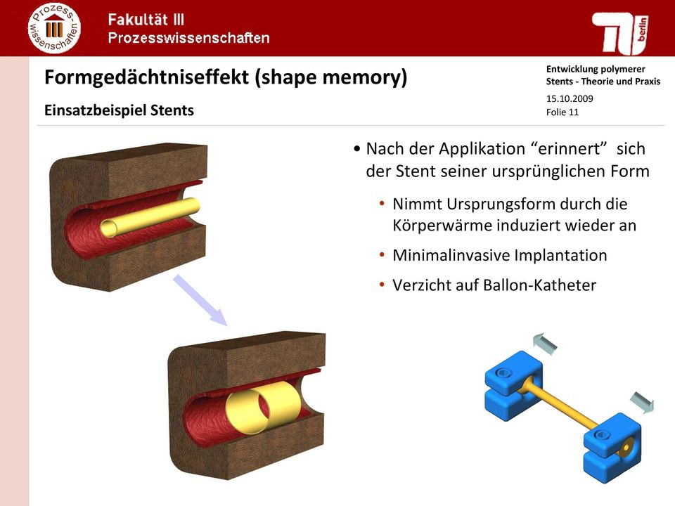 ursprünglichen Form Nimmt Ursprungsform durch die Körperwärme