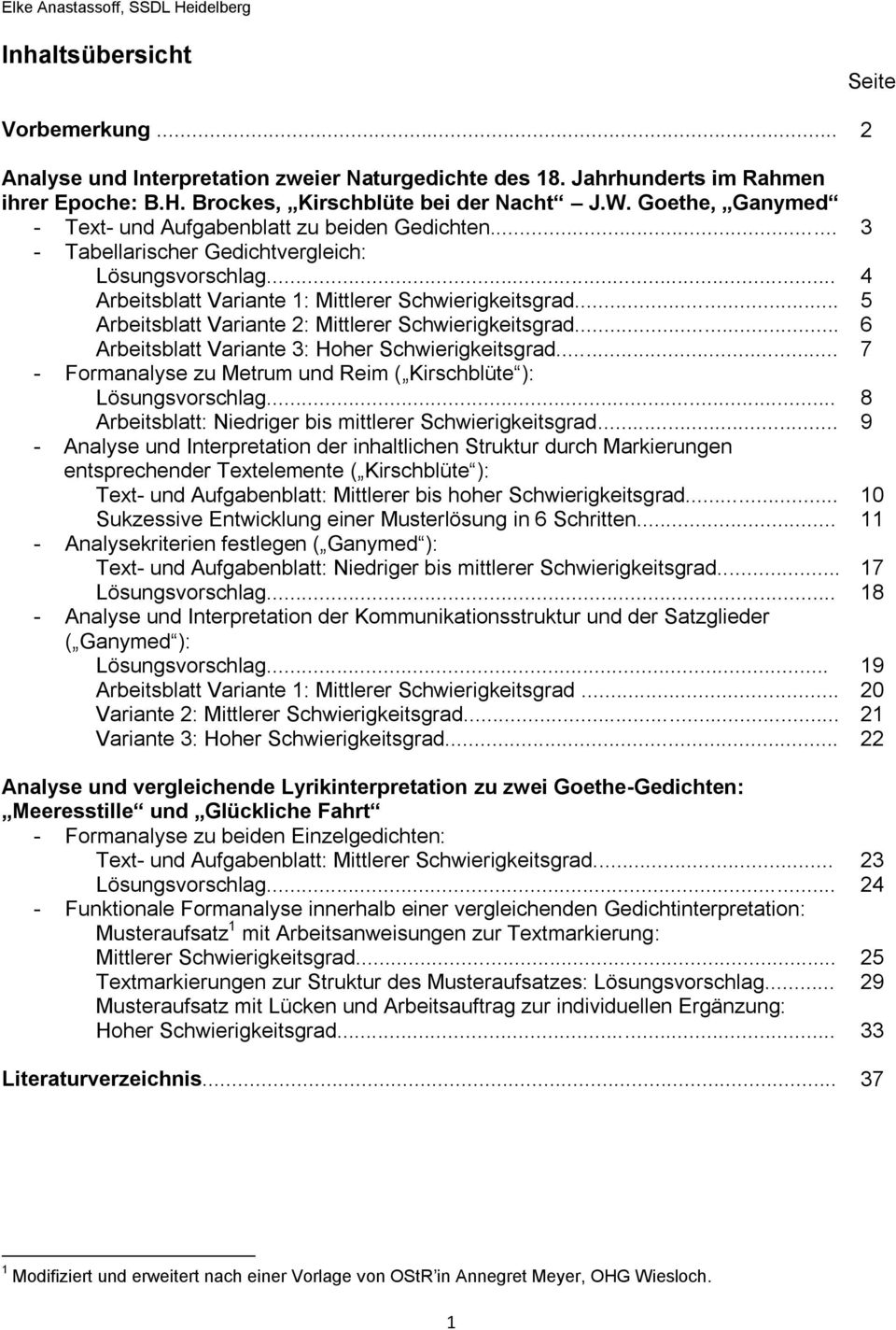 Zur Methodik Der Lyrikinterpretation Wege Der Texterschliessung 2 Materialteil Pdf Free Download