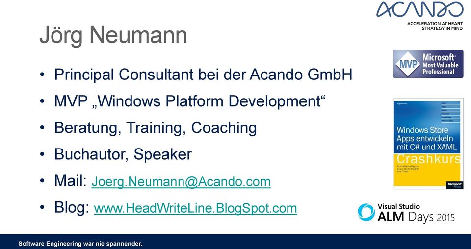 Training, Coaching Buchautor, Speaker Mail: Joerg.