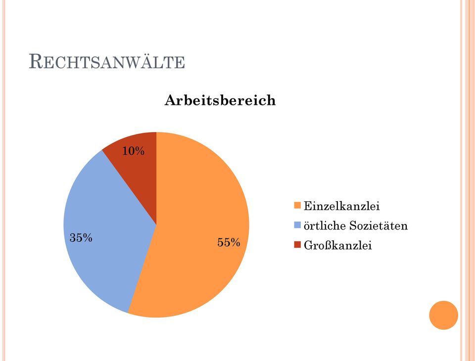 35% 55% Einzelkanzlei