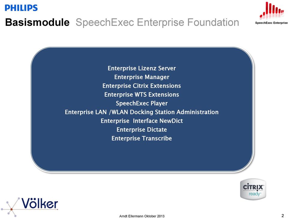 SpeechExec Player Enterprise LAN /WLAN Docking Station