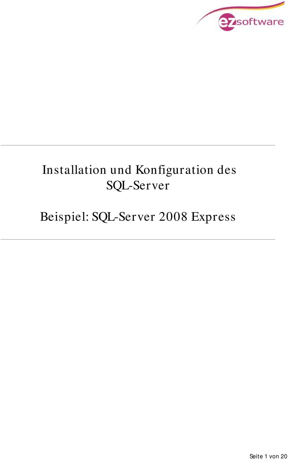 SQL-Server Beispiel: