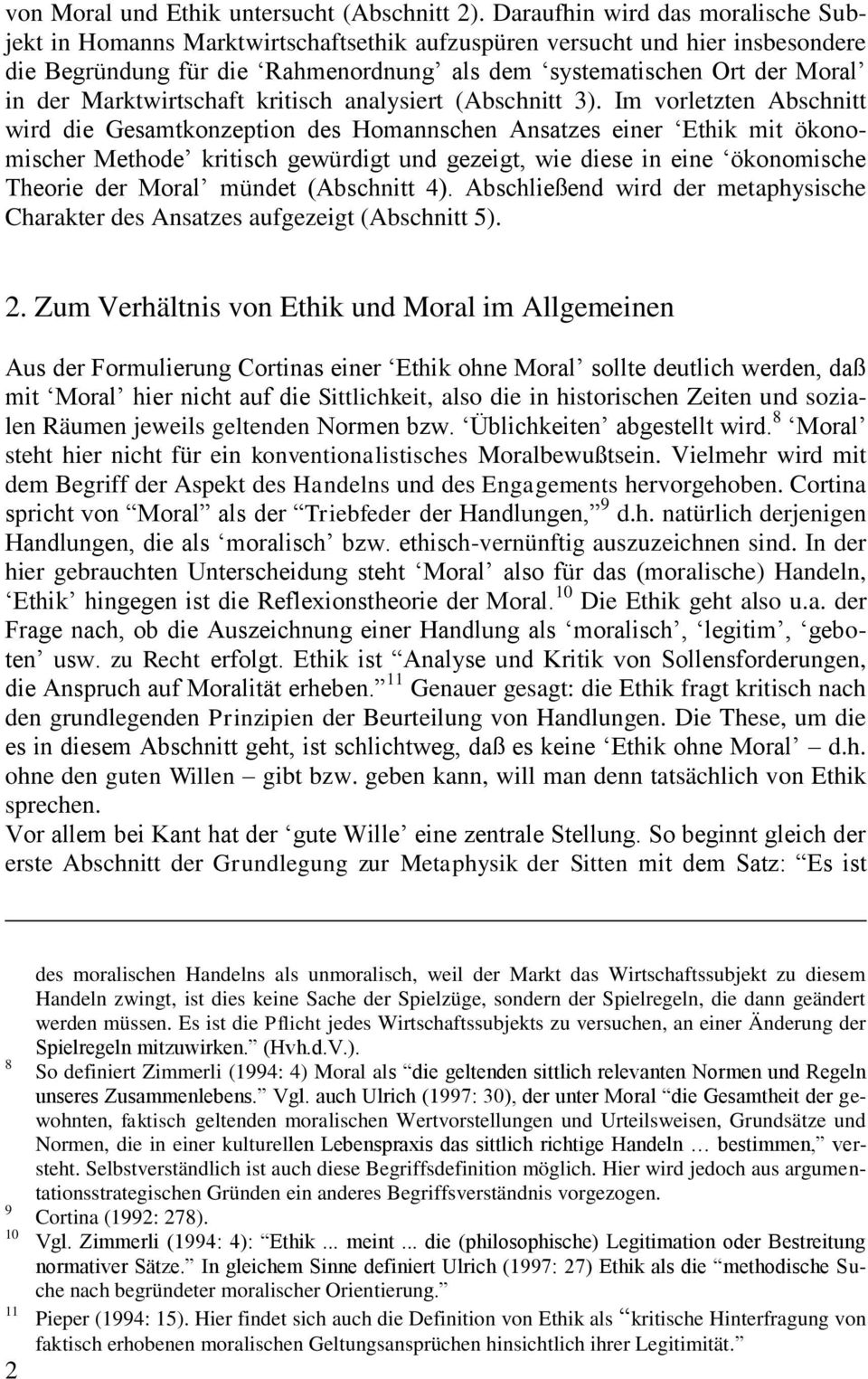 Marktwirtschaft kritisch analysiert (Abschnitt 3).