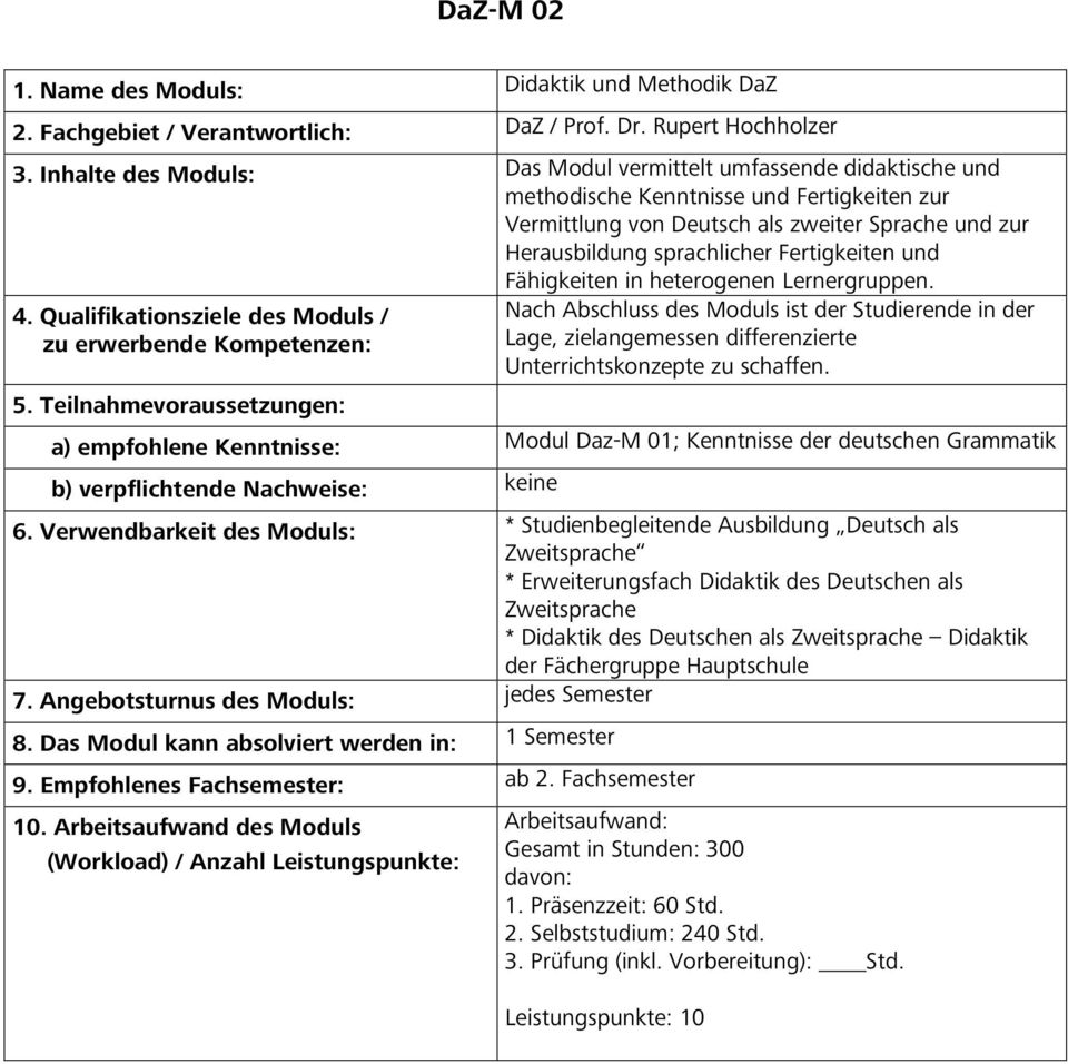 Fertigkeiten und Fähigkeiten in heterogenen Lernergruppen. 4.