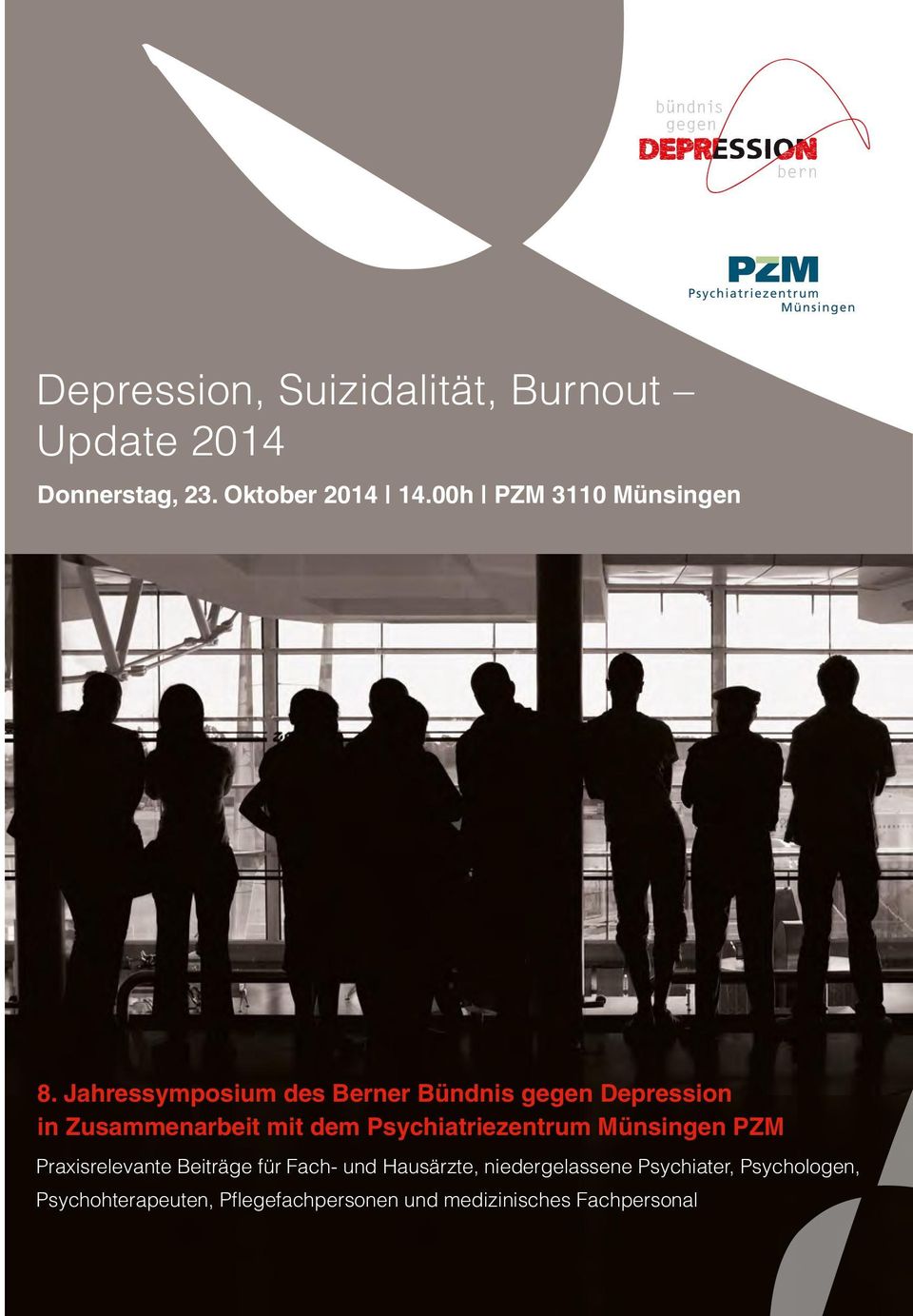 Jahressymposium des Berner Bündnis gegen Depression in Zusammenarbeit mit dem