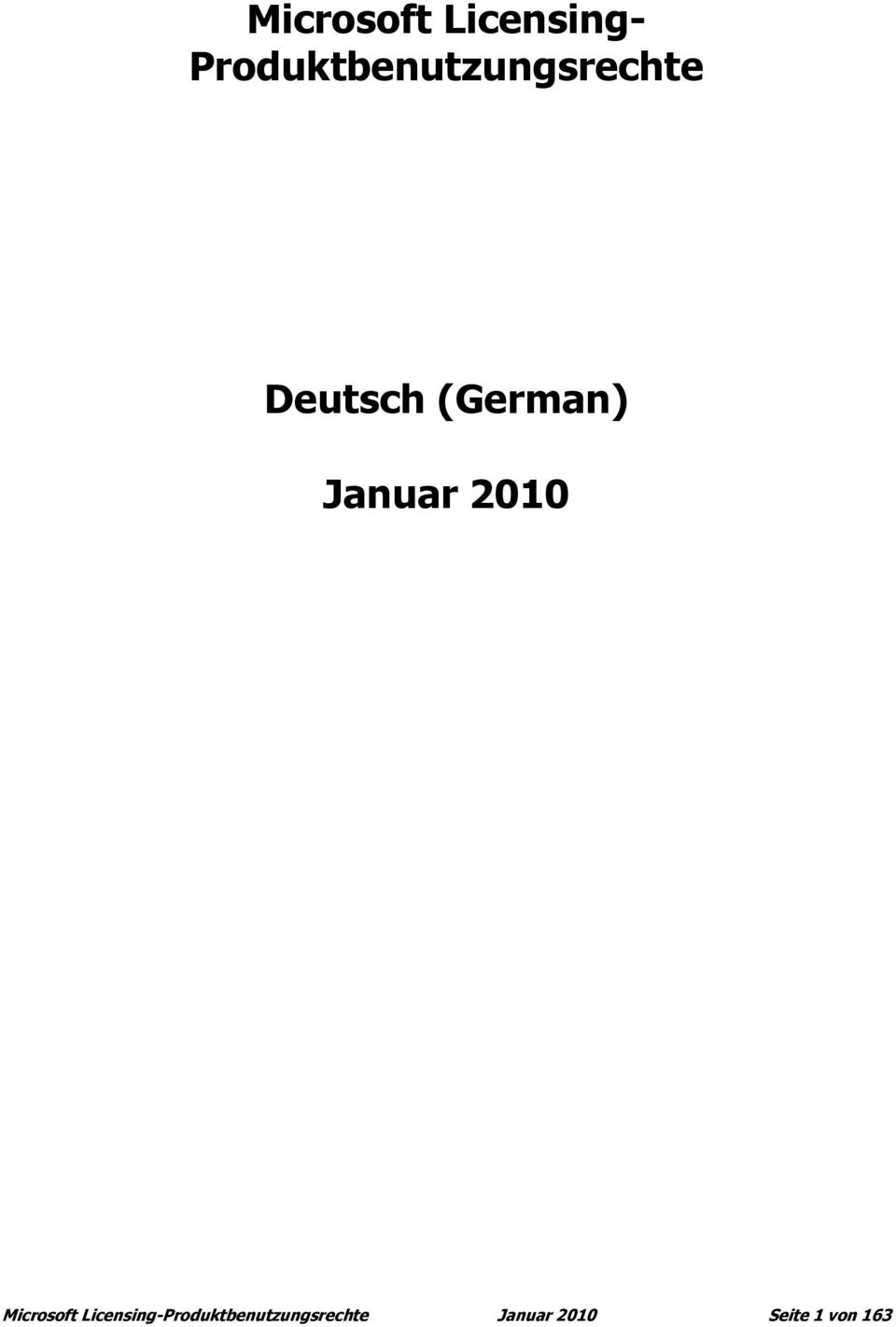 (German) Januar 2010