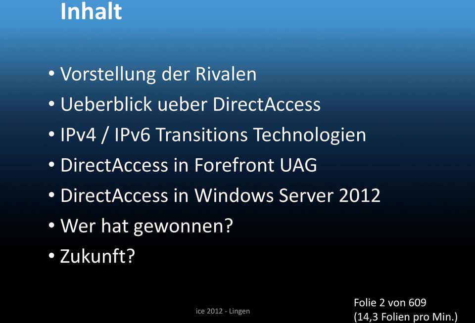 Forefront UAG DirectAccess in Windows Server 2012 Wer hat