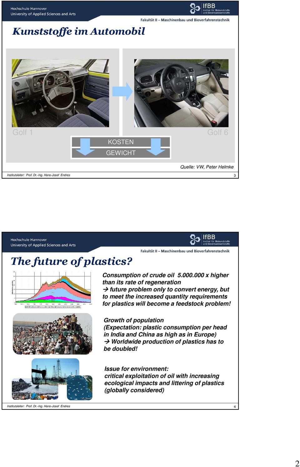 000 x higher than its rate of regeneration future problem only to convert energy, but to meet the increased quantity requirements for plastics will become a feedstock problem!