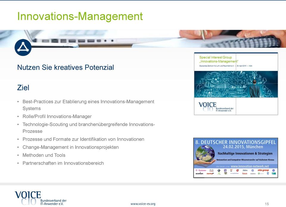 branchenübergreifende Innovations- Prozesse Prozesse und Formate zur Identifikation von