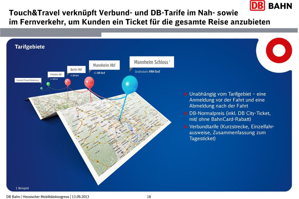 Abmeldung nach der Fahrt DB-Normalpreis (inkl.