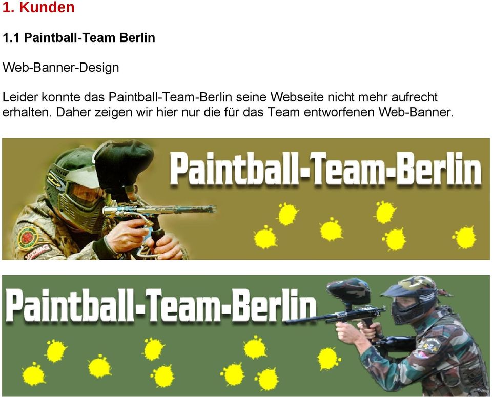 konnte das Paintball-Team-Berlin seine Webseite