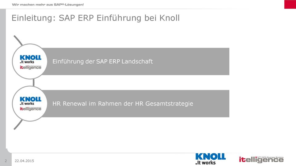 Einführung der SAP ERP