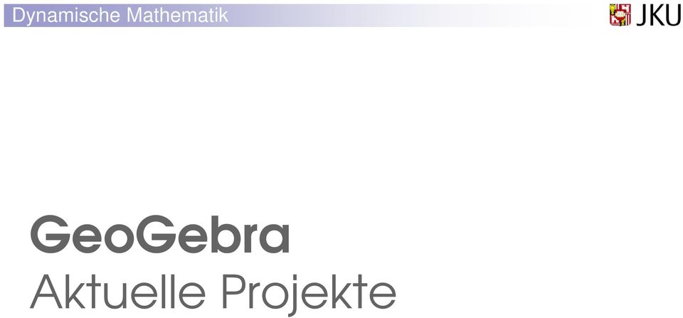 Projekte