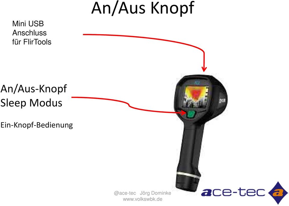 FlirTools An/Aus-Knopf