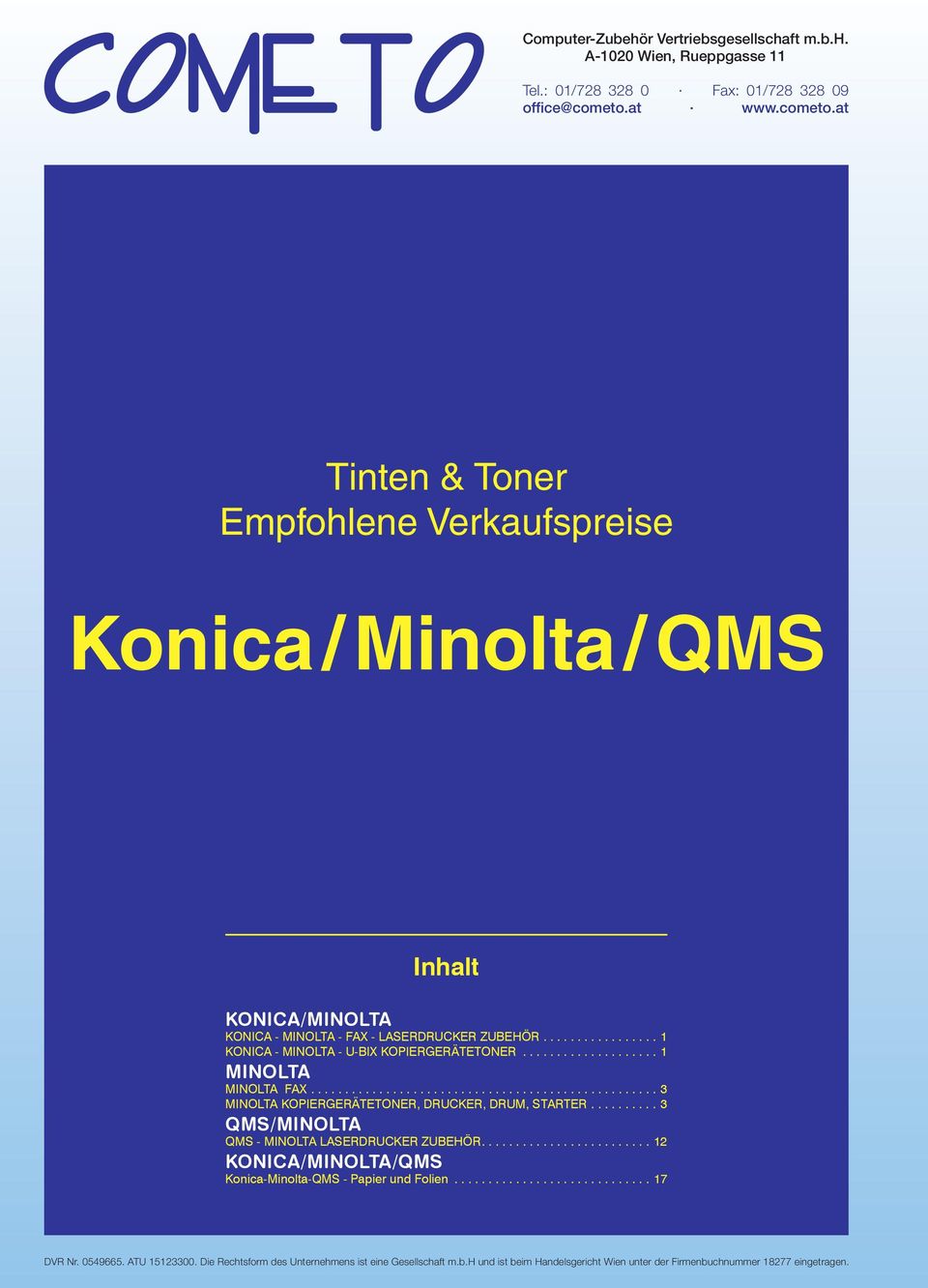Toner SCHWARZ ersetzt Konica Minolta QMS 4650 A0DK152 