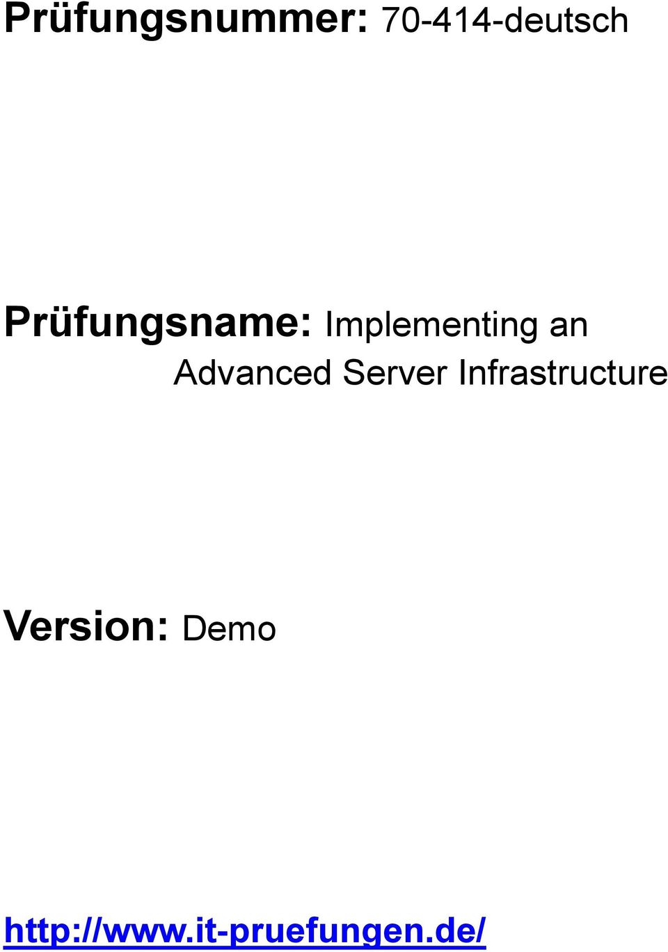Advanced Server Infrastructure
