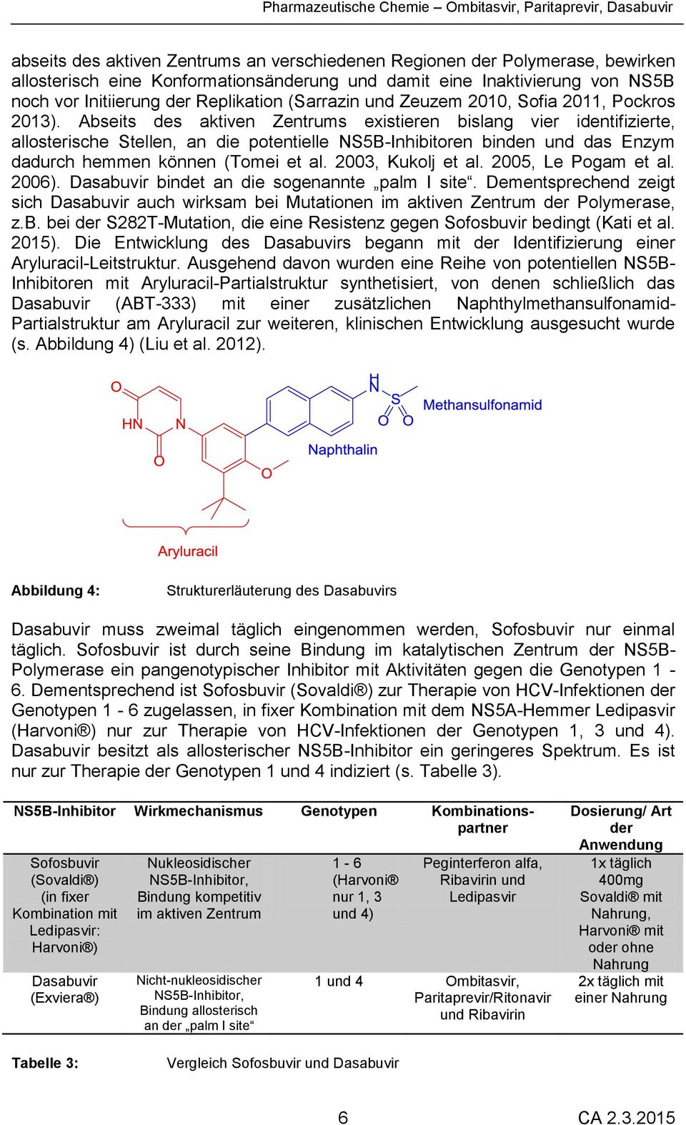 Abseits des aktiven Zentrums existieren bislang vier identifizierte, allosterische Stellen, an die potentielle NS5B-Inhibitoren binden und das Enzym dadurch hemmen können (Tomei et al.