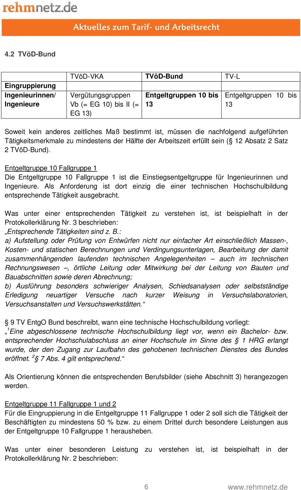 Entgeltgruppe 10 Fallgruppe 1 Die Entgeltgruppe 10 Fallgruppe 1 ist die Einstiegsentgeltgruppe für Ingenieurinnen und Ingenieure.