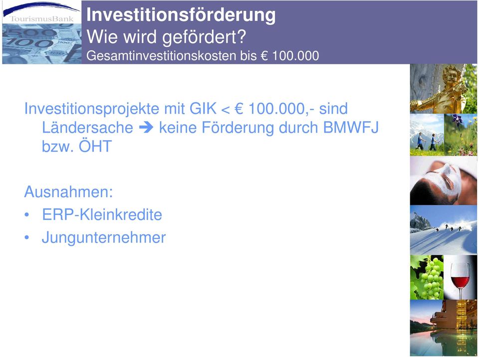 000 Investitionsprojekte mit GIK < 100.