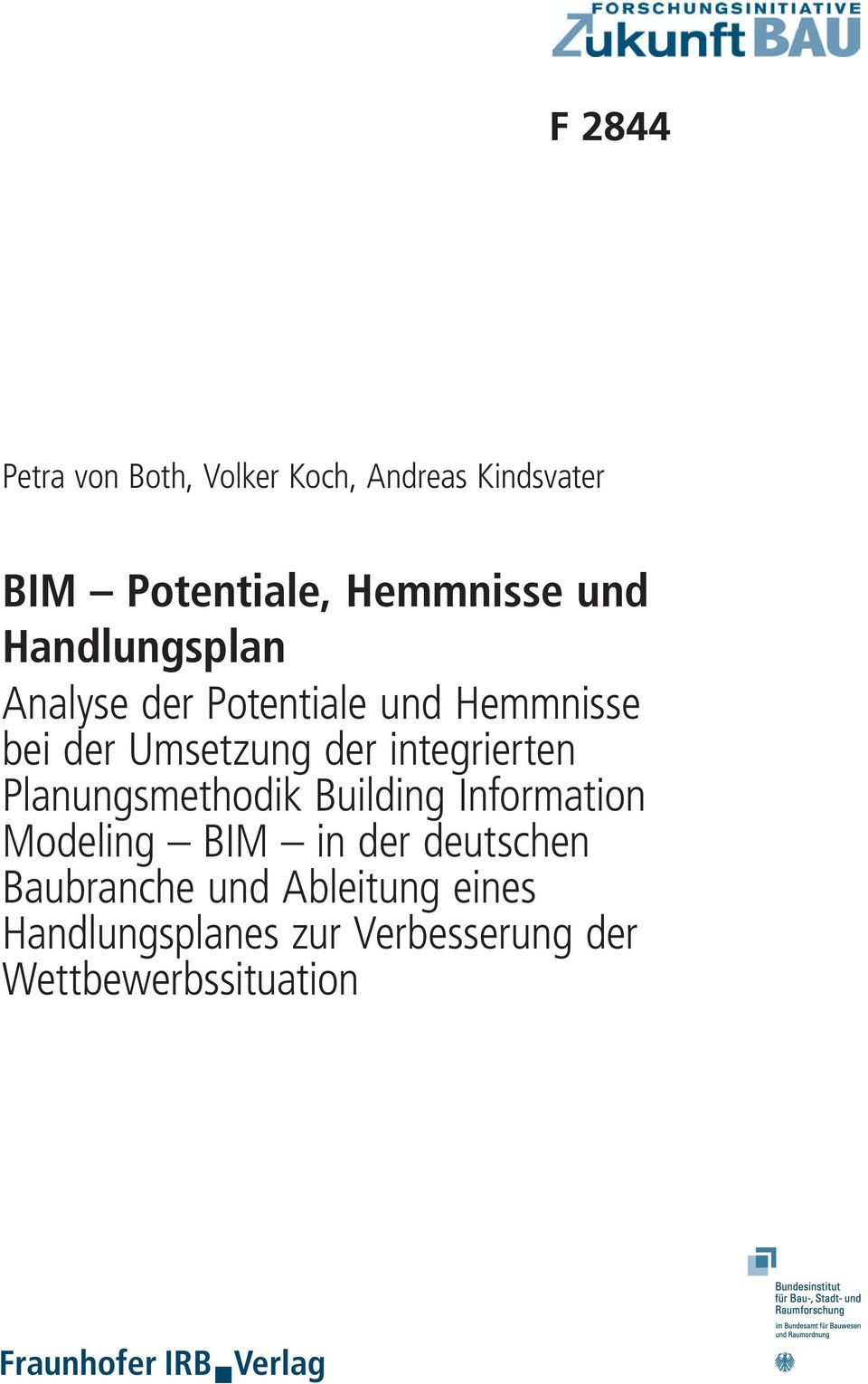 Planungsmethodik Building Information Modeling BIM in der deutschen Baubranche und
