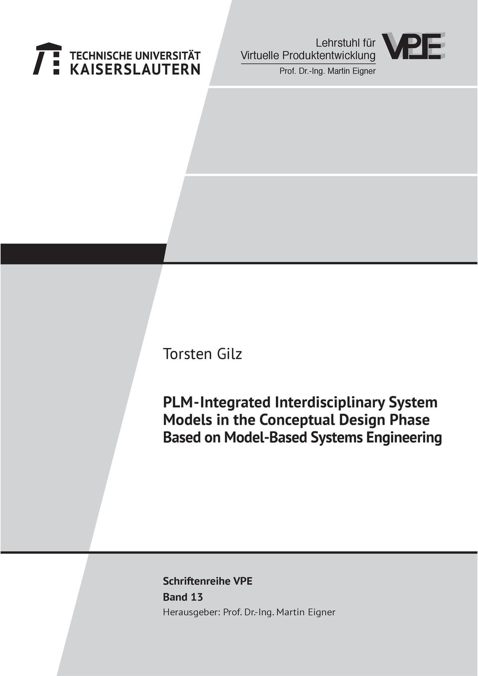 Models in the Conceptual Design Phase Based on Model-Based Systems