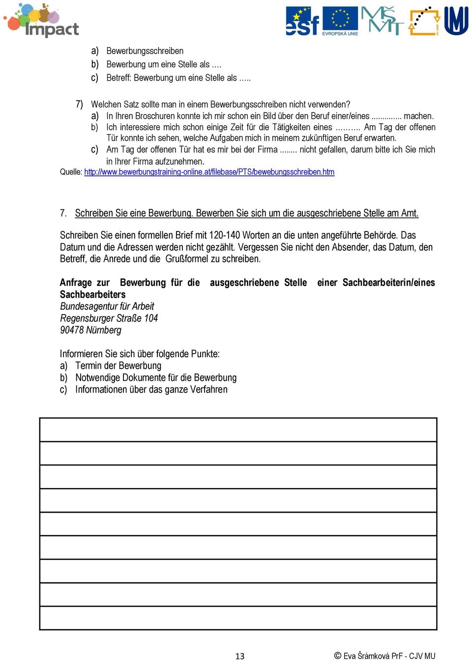 1 Formeller Brief Trier Den Pdf Kostenfreier Download