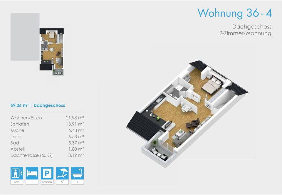 m² Küche 6,48 m² Diele 6,53 m² Bad 5,37 m² Abstell