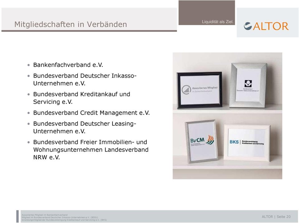v. Bundesverband Credit Management e.v. Bundesverband Deutscher Leasing- Unternehmen e.