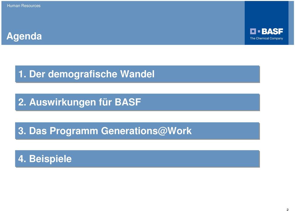 Auswirkungen für BASF 3.