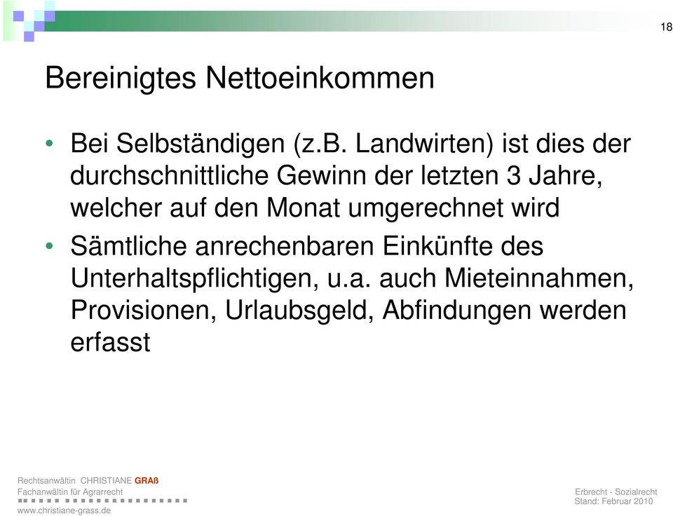 Landwirten) ist dies der durchschnittliche Gewinn der letzten 3 Jahre,