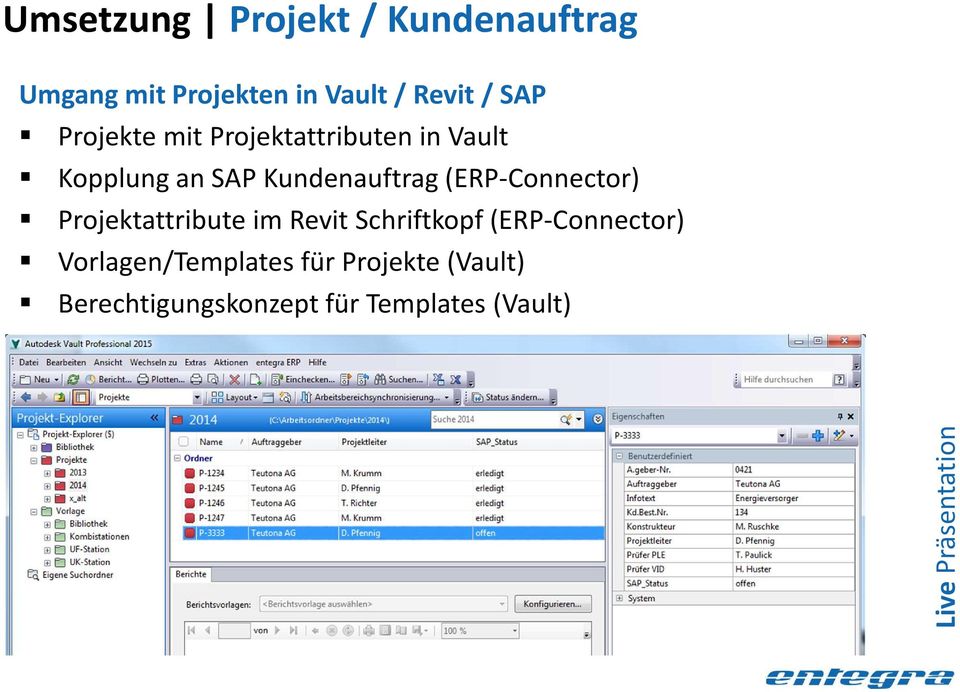 (ERP-Connector) Projektattribute im Revit Schriftkopf (ERP-Connector)
