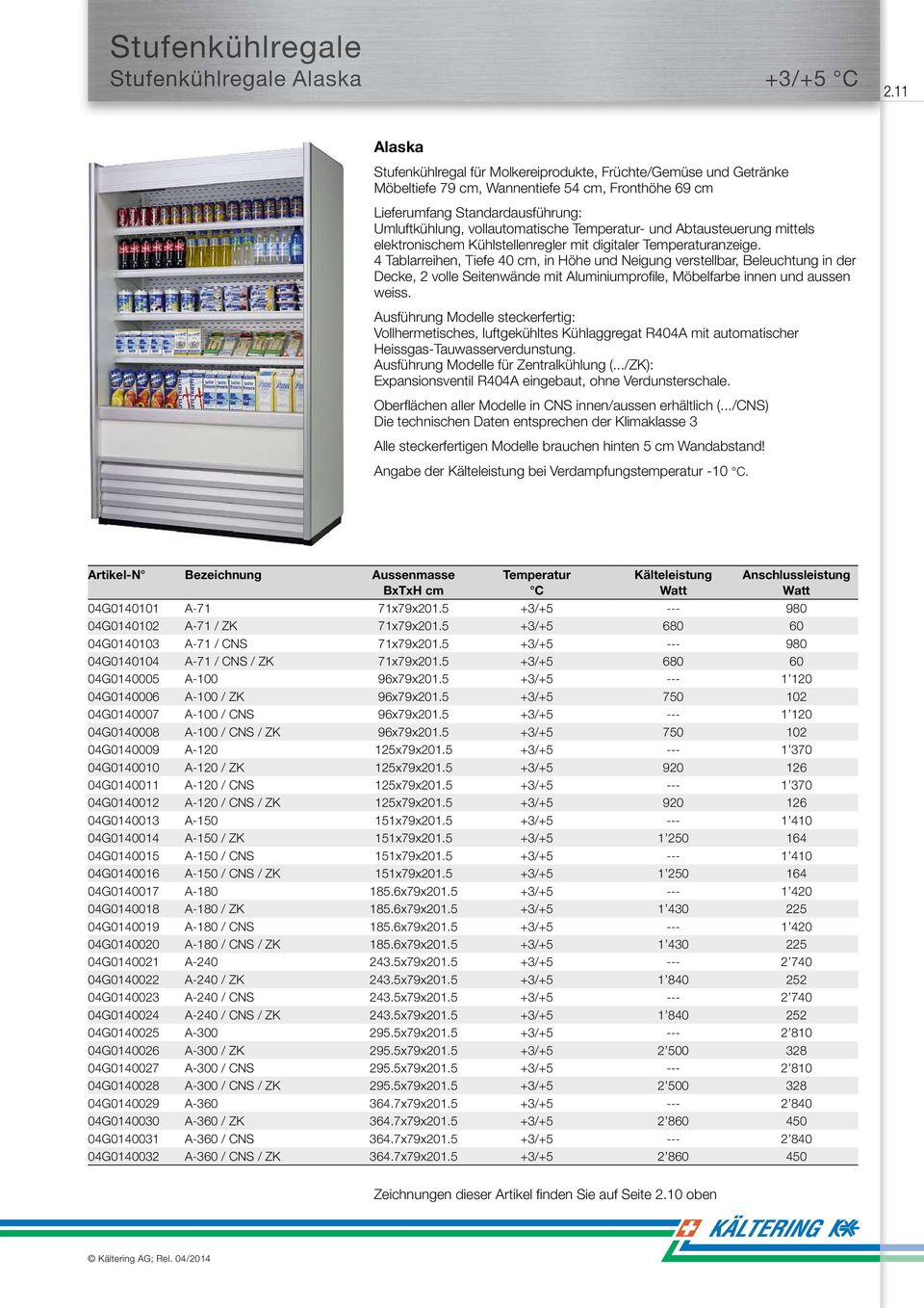 Temperatur- und Abtausteuerung mittels elektronischem Kühlstellenregler mit digitaler Temperaturanzeige.