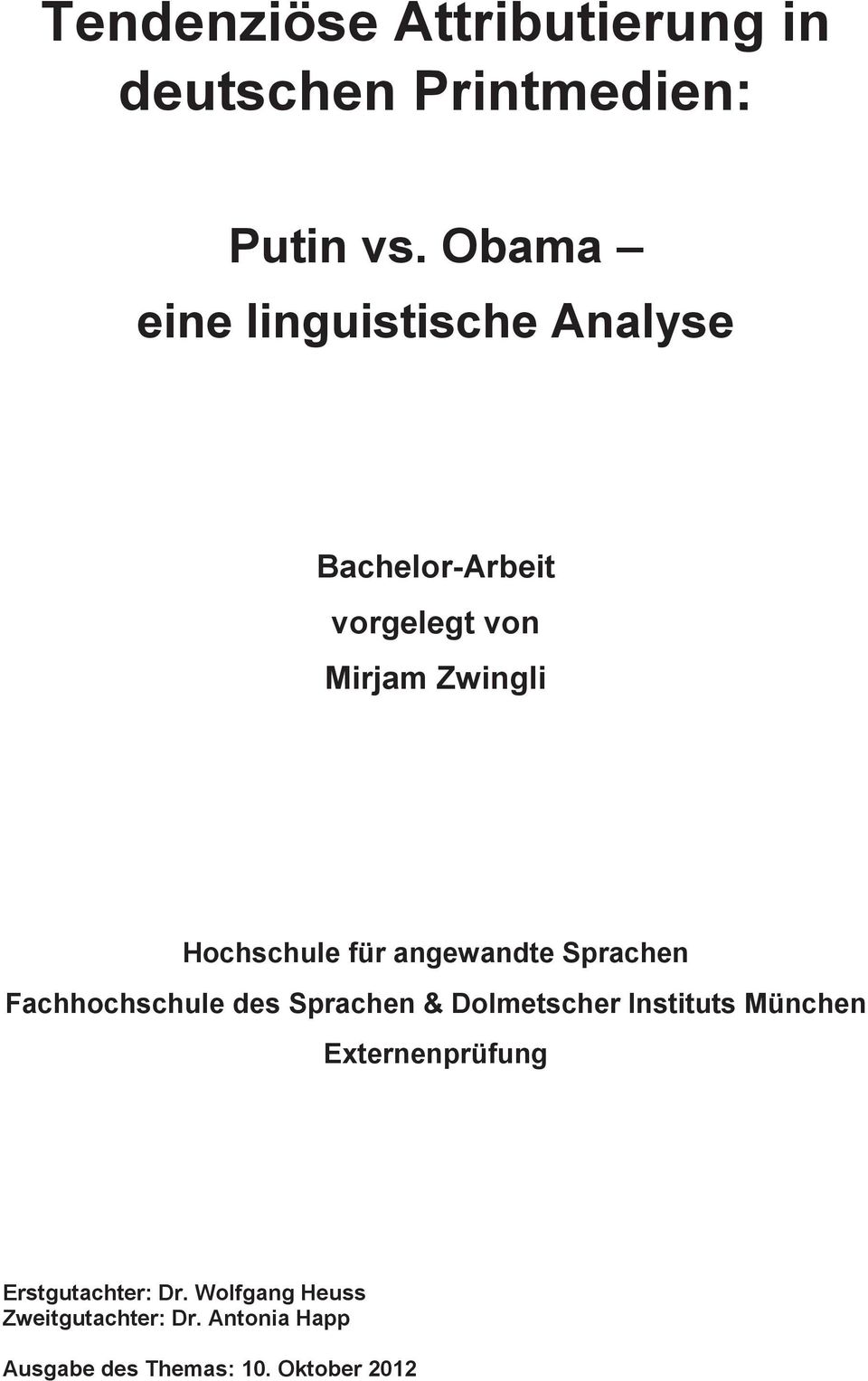 für angewandte Sprachen Fachhochschule des Sprachen & Dolmetscher Instituts München