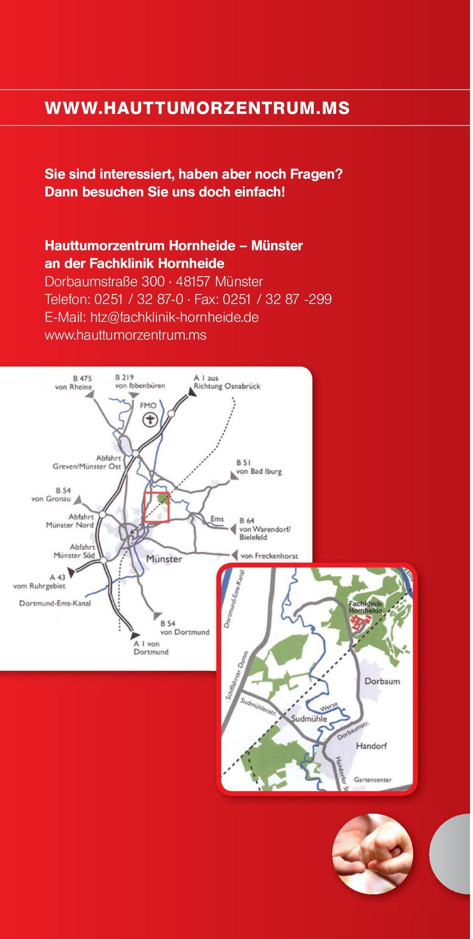 Hauttumorzentrum Hornheide Münster an der Fachklinik Hornheide Dorbaumstraße