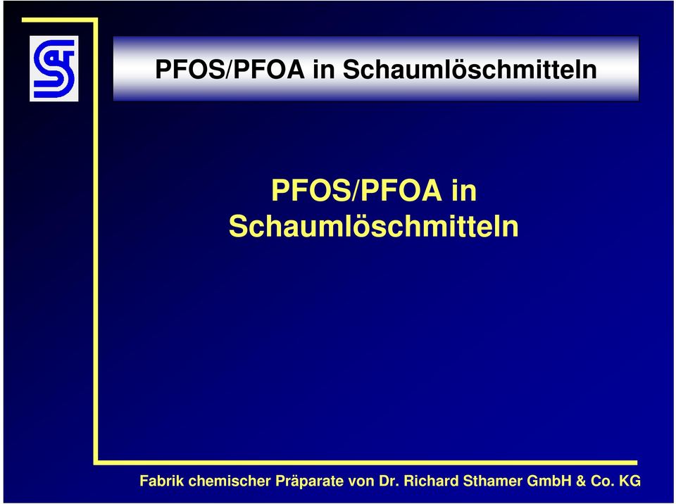Dr. Richard Sthamer GmbH & C.