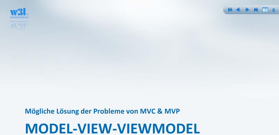 Probleme von MVC