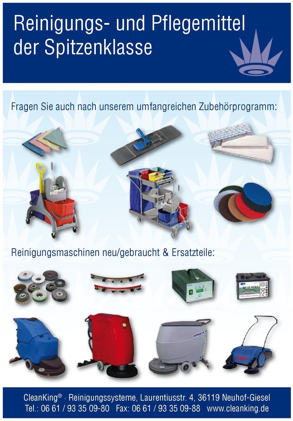 & Ersatzteile: CleanKing Reinigungssysteme, Laurentiusstr.