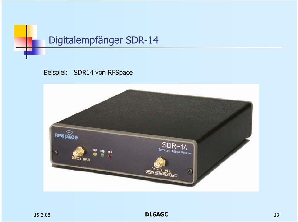 SDR14 von RFSpace
