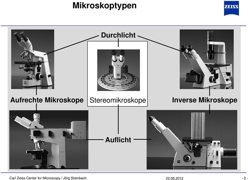 Mikroskope Auflicht Carl Zeiss
