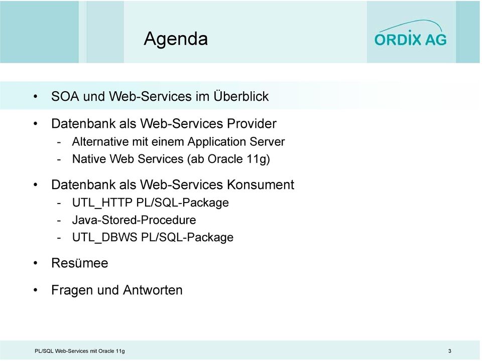(ab Oracle 11g) Datenbank als Web-Services Konsument - UTL_HTTP