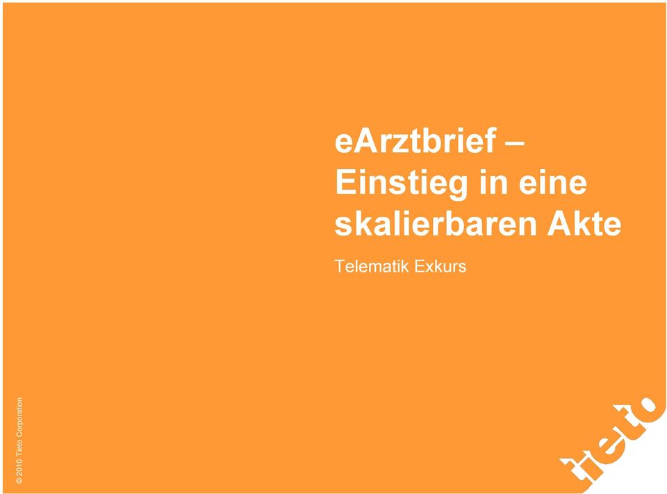 earztbrief Einstieg